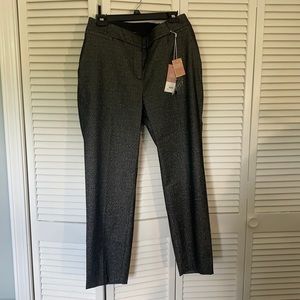 Sliver dress suit pants